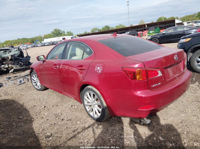 2009 Lexus Is 250 VIN JTHCK262295033480 IAAI salvage auction — RIGHT SIDE, Salvage (Ohio), sold $425 on 2026-07-15 (photo 3)