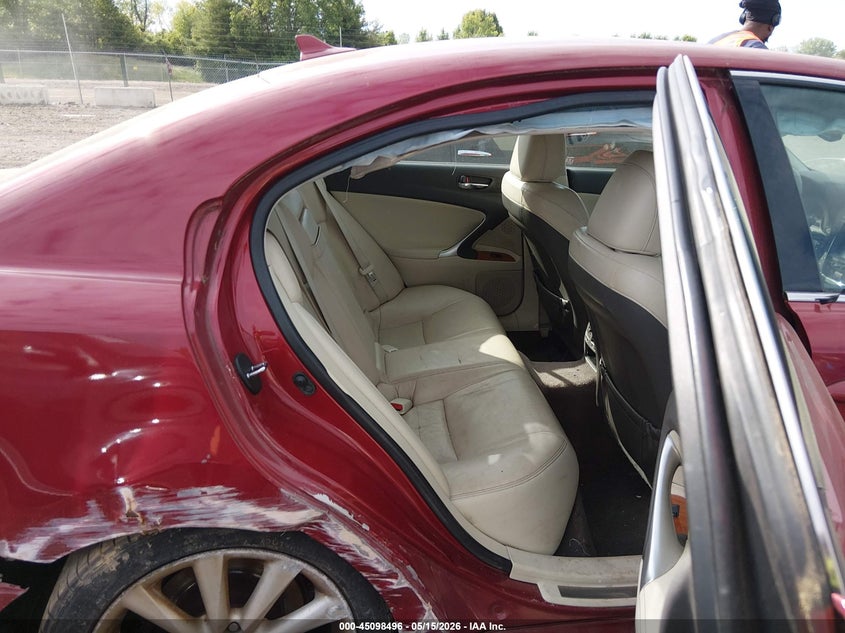 2009 Lexus Is 250 VIN JTHCK262295033480 IAAI salvage auction — RIGHT SIDE, Salvage (Ohio), sold $425 on 2026-07-15 (photo 8)