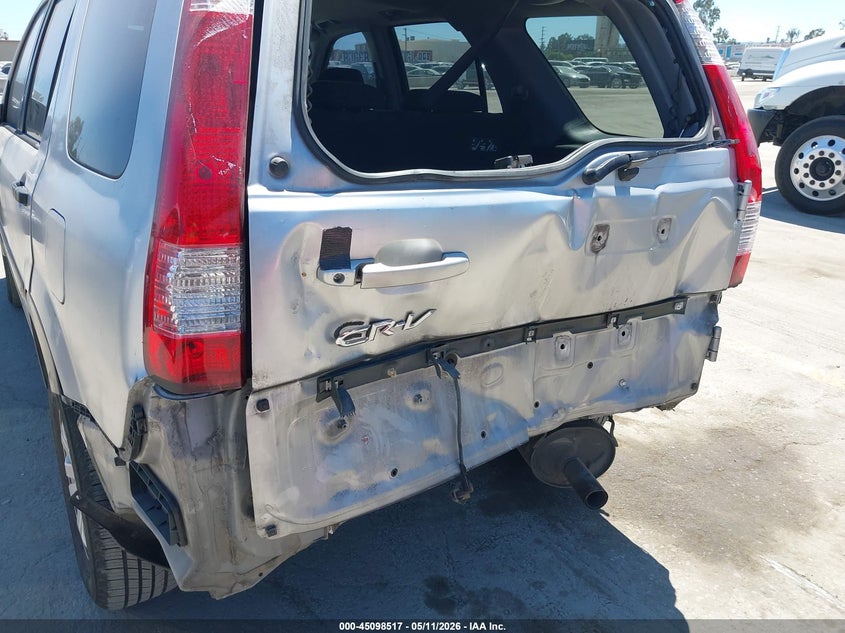 2006 Honda Cr-v VIN JHLRD68816C014816 IAAI salvage auction — REAR END, Salvage (California), sold $950 on 2026-07-15 (photo 6)