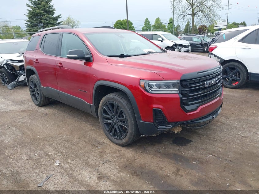 2022 Gmc Acadia VIN 1GKKNKL43NZ154259 IAAI salvage auction — LEFT SIDE, Clear (Michigan), sold $4,450 on 2026-07-22 (photo 1)
