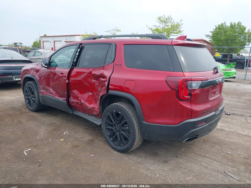 2022 Gmc Acadia VIN 1GKKNKL43NZ154259 IAAI salvage auction — LEFT SIDE, Clear (Michigan), sold $4,450 on 2026-07-22 (photo 3)