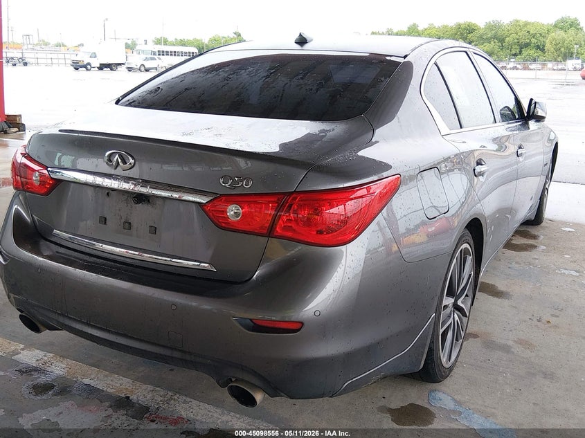 2016 Infiniti VIN JN1AV7AP8GM490235 IAAI salvage auction — LEFT FRONT, Salvage (Louisiana), sold $25 on 2026-07-29 (photo 4)