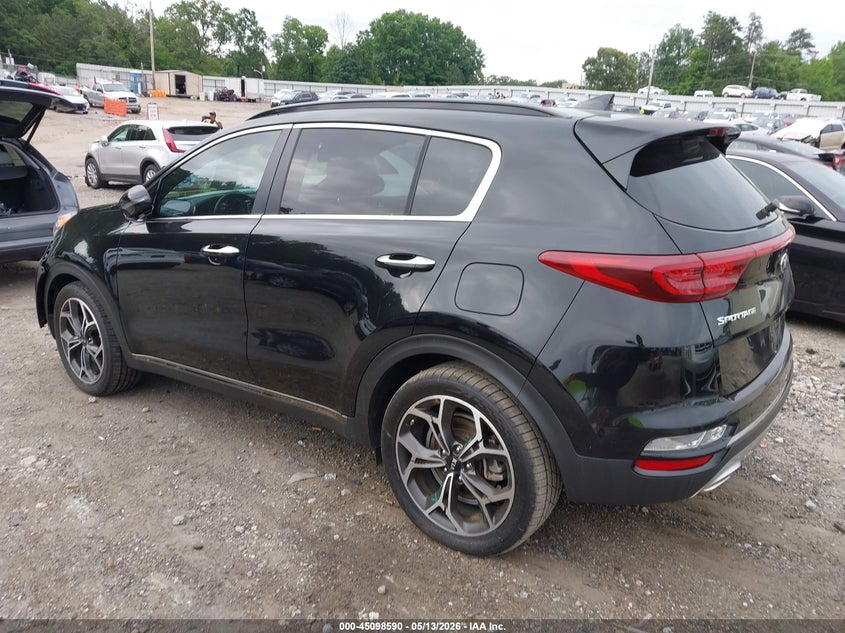 2021 Kia Sportage VIN KNDPR3A6XM7849168 IAAI salvage auction — FRONT END, Salvage Title, sold $5,300 on 2026-07-08 (photo 3)