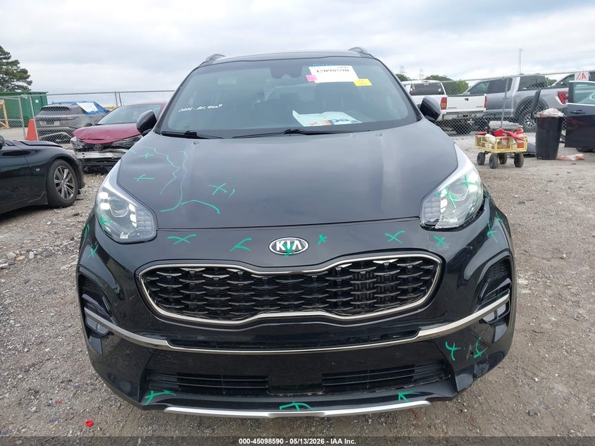 2021 Kia Sportage VIN KNDPR3A6XM7849168 IAAI salvage auction — FRONT END, Salvage Title, sold $5,300 on 2026-07-08 (photo 6)