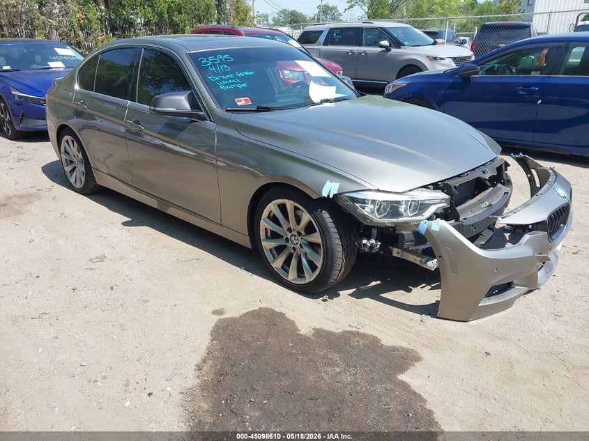 2016 BMW 3er VIN WBA8E3C52GK503750 IAAI salvage auction — FRONT END, Salvage (Rhode Island), sold $850 on 2026-07-28 (photo 1)