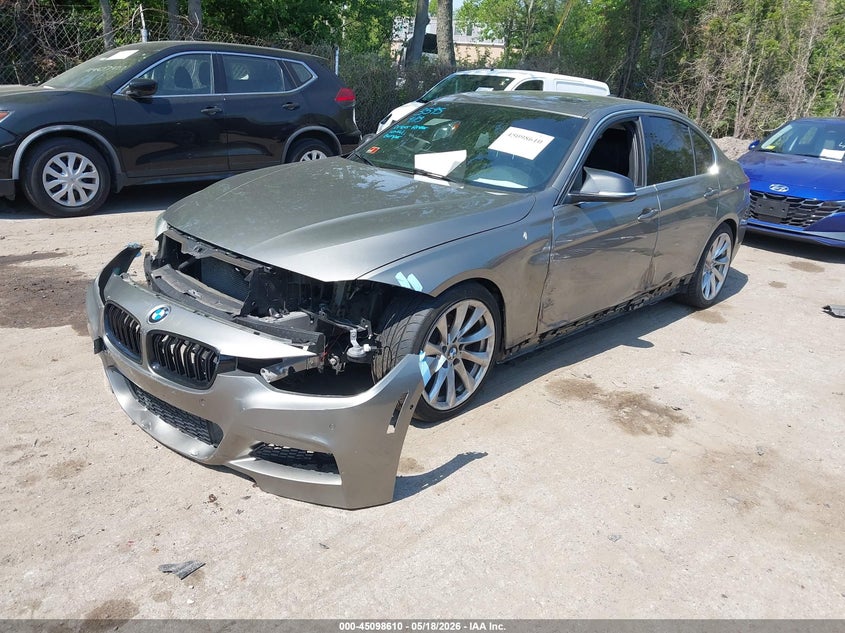 2016 BMW 3er VIN WBA8E3C52GK503750 IAAI salvage auction — FRONT END, Salvage (Rhode Island), sold $850 on 2026-07-28 (photo 2)
