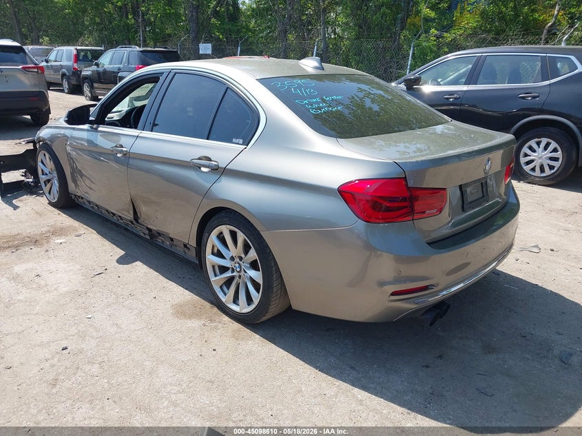 2016 BMW 3er VIN WBA8E3C52GK503750 IAAI salvage auction — FRONT END, Salvage (Rhode Island), sold $850 on 2026-07-28 (photo 3)