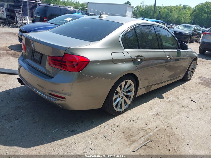 2016 BMW 3er VIN WBA8E3C52GK503750 IAAI salvage auction — FRONT END, Salvage (Rhode Island), sold $850 on 2026-07-28 (photo 4)