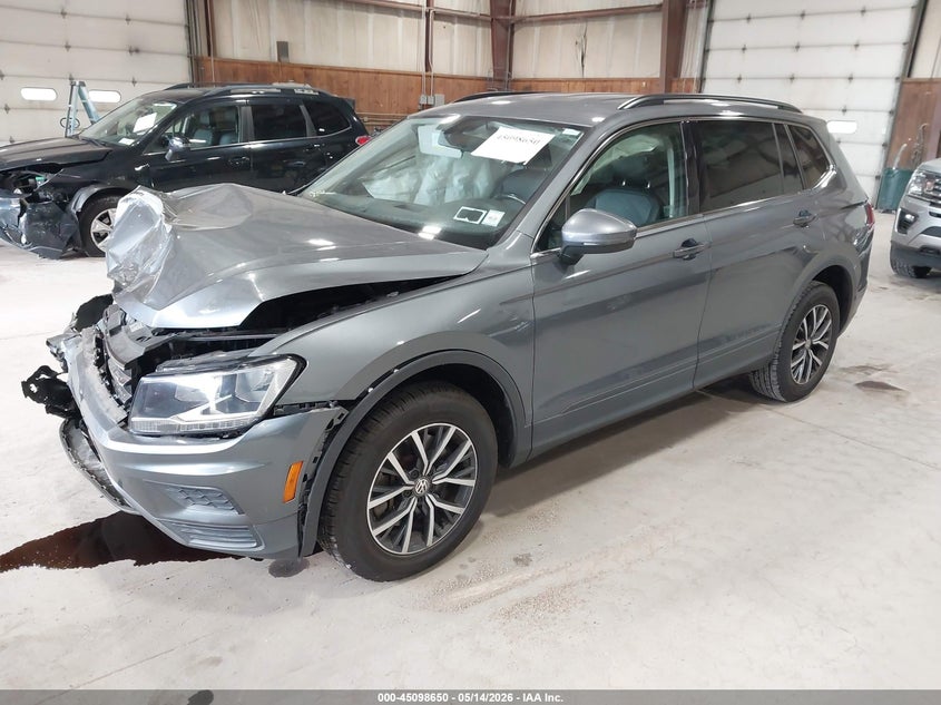2019 Volkswagen Tiguan VIN 3VV2B7AX3KM058130 IAAI salvage auction — FRONT END, Mv-907A (New York), sold $1,750 on 2026-08-06 (photo 2)