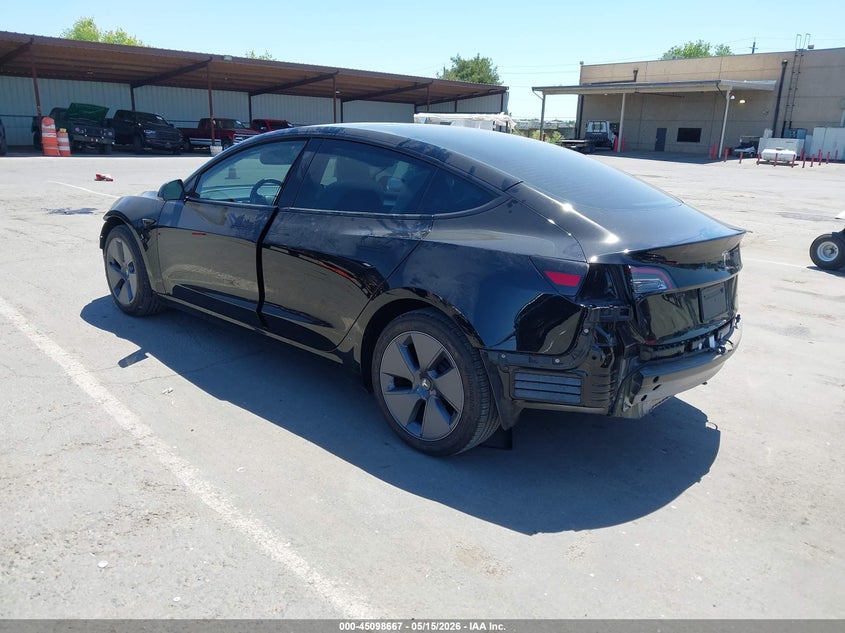 2023 Tesla Model 3 VIN 5YJ3E1EBXPF711358 IAAI salvage auction — FRONT END, Salvage Title, sold $9,600 on 2026-07-09 (photo 3)