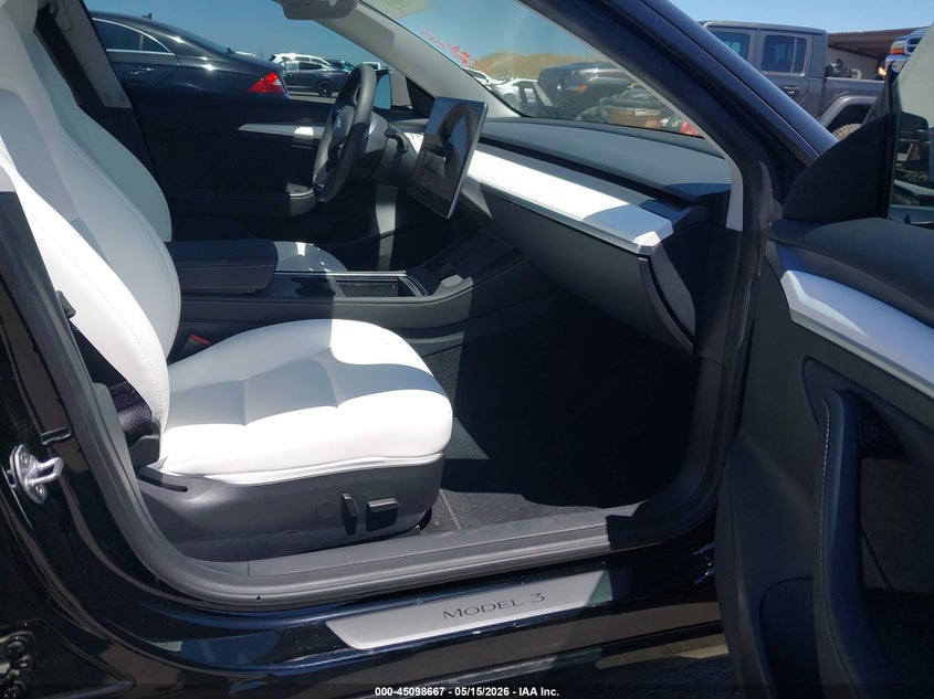 2023 Tesla Model 3 VIN 5YJ3E1EBXPF711358 IAAI salvage auction — FRONT END, Salvage Title, sold $9,600 on 2026-07-09 (photo 5)