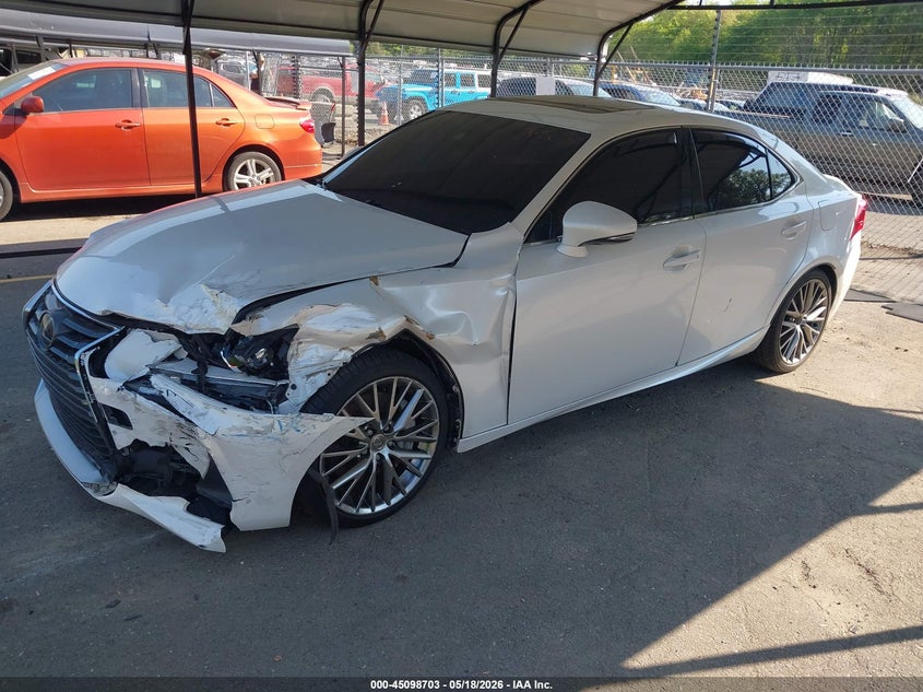 2017 Lexus Is VIN JTHCM1D27H5024991 IAAI salvage auction — LEFT FRONT, Salvage (Connecticut), sold $4,550 on 2026-07-09 (photo 2)