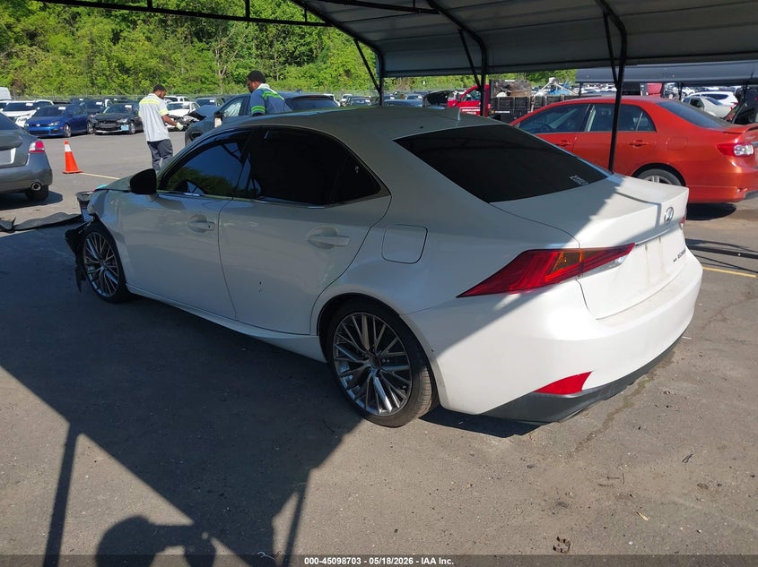2017 Lexus Is VIN JTHCM1D27H5024991 IAAI salvage auction — LEFT FRONT, Salvage (Connecticut), sold $4,550 on 2026-07-09 (photo 3)
