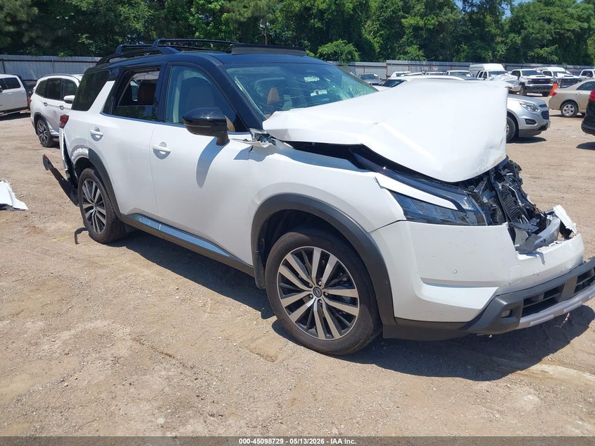 2025 Nissan Pathfinder VIN 5N1DR3DG9SC287531 IAAI salvage auction — FRONT END, Salvage (Louisiana), sold $8,450 on 2026-07-30 (photo 1)