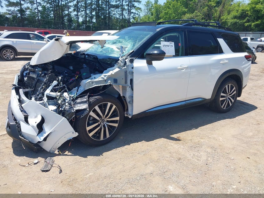 2025 Nissan Pathfinder VIN 5N1DR3DG9SC287531 IAAI salvage auction — FRONT END, Salvage (Louisiana), sold $8,450 on 2026-07-30 (photo 2)
