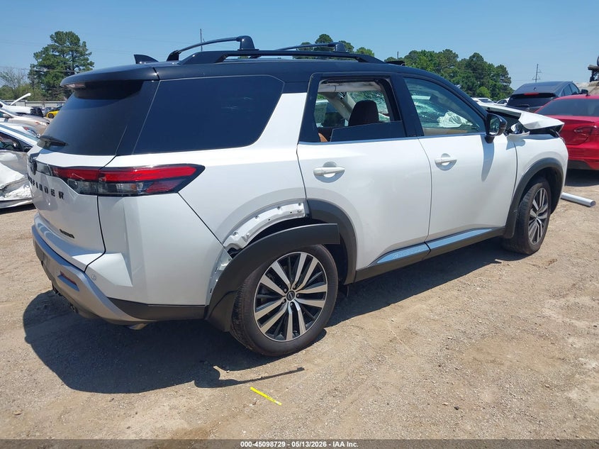 2025 Nissan Pathfinder VIN 5N1DR3DG9SC287531 IAAI salvage auction — FRONT END, Salvage (Louisiana), sold $8,450 on 2026-07-30 (photo 4)