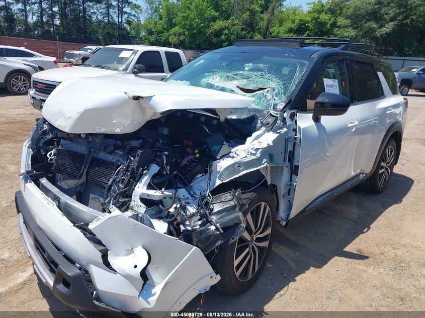 2025 Nissan Pathfinder VIN 5N1DR3DG9SC287531 IAAI salvage auction — FRONT END, Salvage (Louisiana), sold $8,450 on 2026-07-30 (photo 6)
