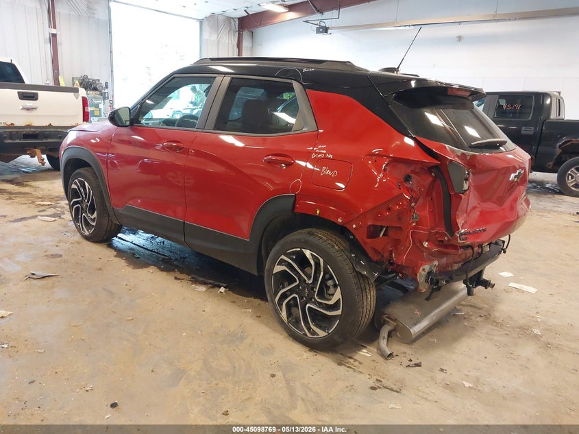 2026 Chevrolet Trailblazer VIN KL79MUSL2TB126974 IAAI salvage auction — REAR END, Clear (Michigan), sold $7,700 on 2026-07-08 (photo 3)