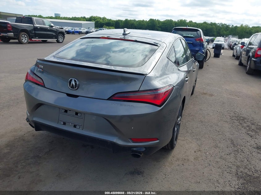 2024 Acura Integra VIN 19UDE4H3XRA012948 IAAI salvage auction — HAIL, Salvage (Ohio), sold $13,200 on 2026-07-14 (photo 4)