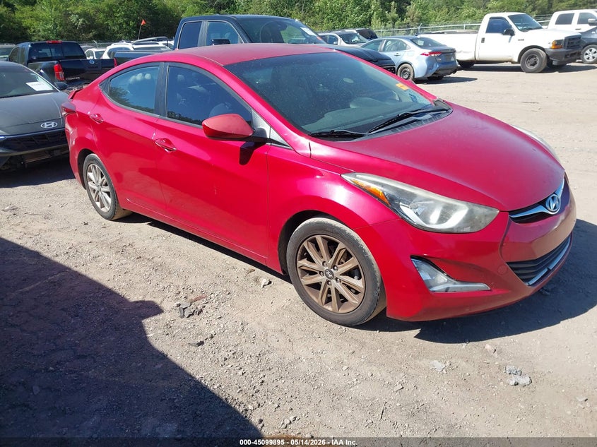 2015 Hyundai Elantra VIN KMHDH4AE7FU279231 IAAI salvage auction — REAR END, Salvage (Alabama), sold $1,100 on 2026-07-15 (photo 1)