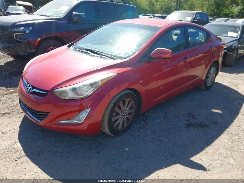 2015 Hyundai Elantra VIN KMHDH4AE7FU279231 IAAI salvage auction — REAR END, Salvage (Alabama), sold $1,100 on 2026-07-15 (photo 2)