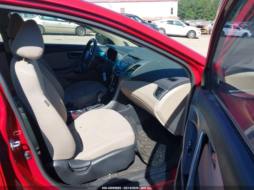 2015 Hyundai Elantra VIN KMHDH4AE7FU279231 IAAI salvage auction — REAR END, Salvage (Alabama), sold $1,100 on 2026-07-15 (photo 5)