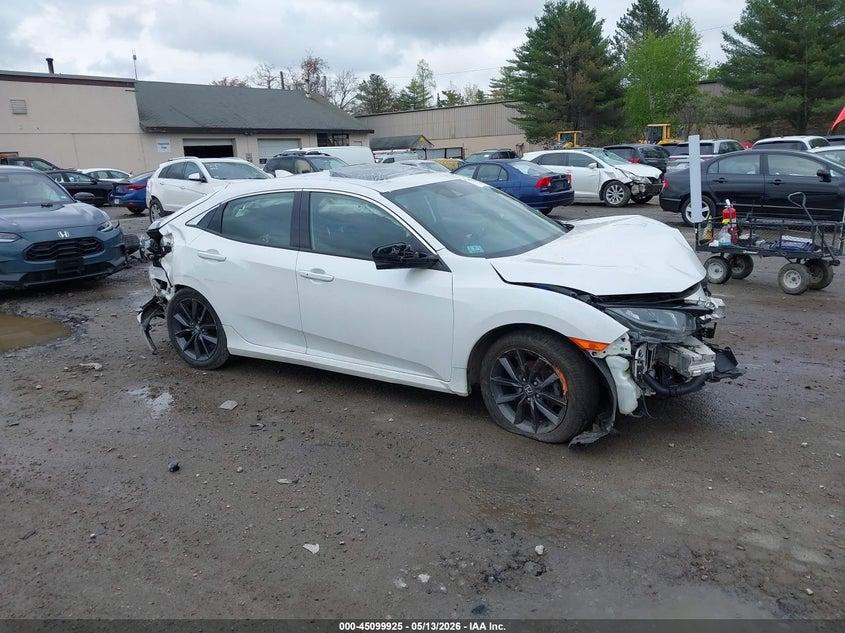 2021 Honda Civic VIN SHHFK7H63MU412425 IAAI salvage auction — FRONT END, Salvage Title, sold $1,600 on 2026-07-15 (photo 1)