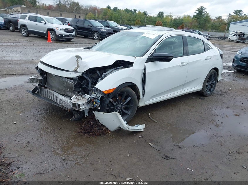 2021 Honda Civic VIN SHHFK7H63MU412425 IAAI salvage auction — FRONT END, Salvage Title, sold $1,600 on 2026-07-15 (photo 2)