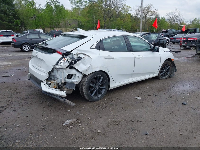 2021 Honda Civic VIN SHHFK7H63MU412425 IAAI salvage auction — FRONT END, Salvage Title, sold $1,600 on 2026-07-15 (photo 4)