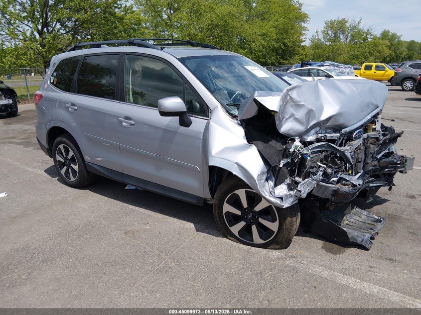 2018 Subaru Forester VIN JF2SJARCXJH561898 IAAI salvage auction — FRONT END, Salvage (New Jersey), sold $1,900 on 2026-07-06 (photo 1)