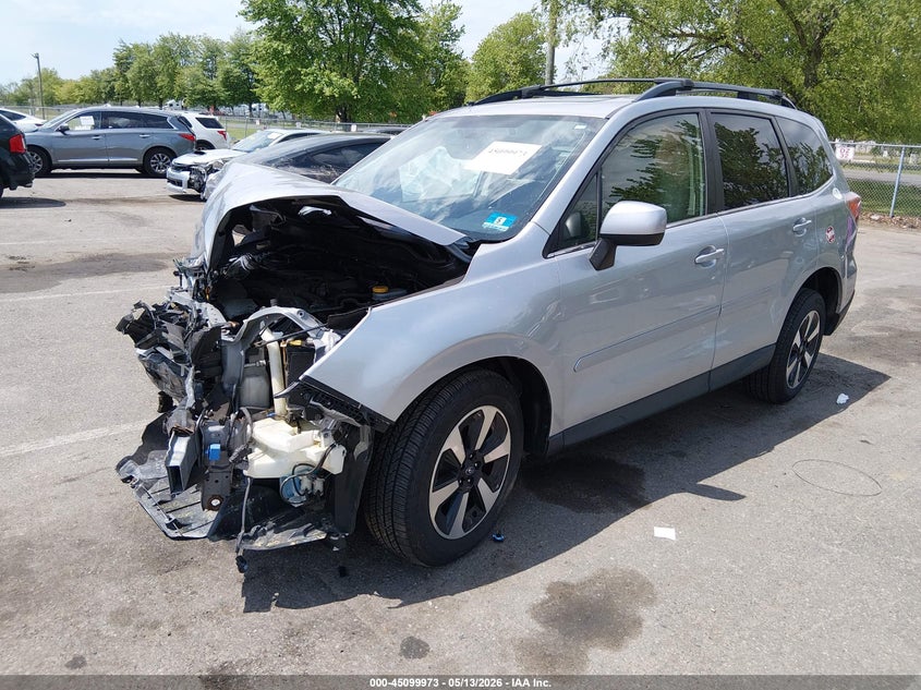 2018 Subaru Forester VIN JF2SJARCXJH561898 IAAI salvage auction — FRONT END, Salvage (New Jersey), sold $1,900 on 2026-07-06 (photo 2)