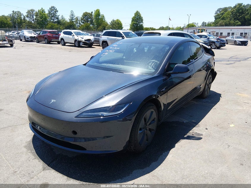 2025 Tesla Model 3 VIN 5YJ3E1EAXSF057364 IAAI salvage auction — REAR END, Salvage (North Carolina), sold $13,500 on 2026-07-15 (photo 2)