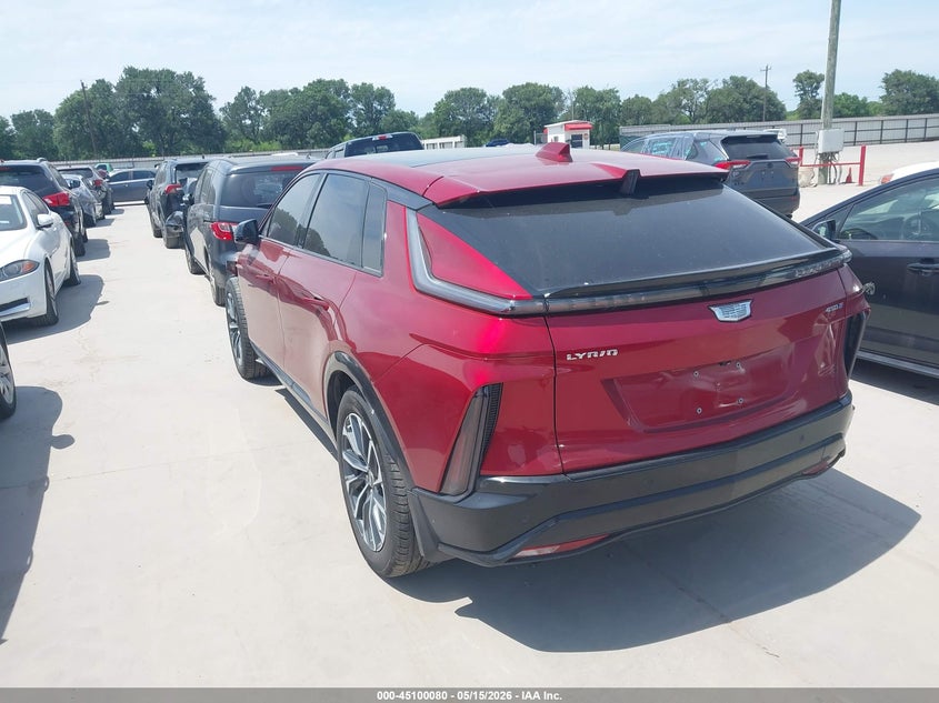 2024 Cadillac Lyriq VIN 1GYKPTRK2RZ109279 IAAI salvage auction — FRONT END, Salvage (Texas), sold $12,500 on 2026-07-28 (photo 3)