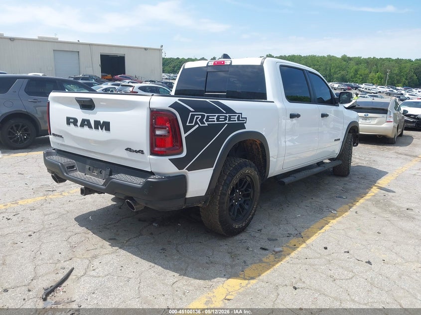 2026 Ram 1500 VIN 1C6SRFLP1TN261761 IAAI salvage auction — FRONT END, Salvage (Georgia), sold $16,400 on 2026-07-30 (photo 4)