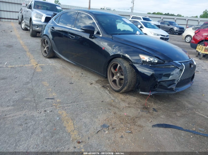 2015 Lexus Is VIN JTHBF1D28F5063365 IAAI salvage auction — FRONT & REAR, Salvage (Georgia), sold $1,450 on 2026-07-15 (photo 1)