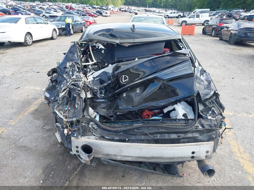 2015 Lexus Is VIN JTHBF1D28F5063365 IAAI salvage auction — FRONT & REAR, Salvage (Georgia), sold $1,450 on 2026-07-15 (photo 6)