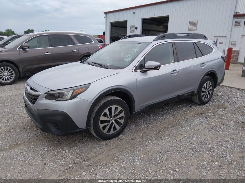 2022 Subaru Outback VIN 4S4BTADC1N3244882 IAAI salvage auction — HAIL, Clear (Missouri), sold $11,000 on 2026-08-22 (photo 2)