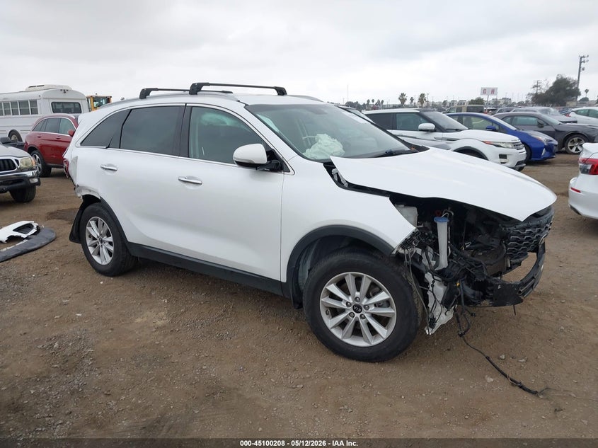 2019 Kia Sorento VIN 5XYPG4A39KG434246 IAAI salvage auction — FRONT & REAR, Salvage (California), sold $1,000 on 2026-07-06 (photo 1)