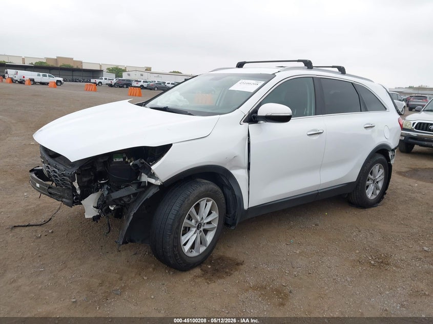 2019 Kia Sorento VIN 5XYPG4A39KG434246 IAAI salvage auction — FRONT & REAR, Salvage (California), sold $1,000 on 2026-07-06 (photo 2)