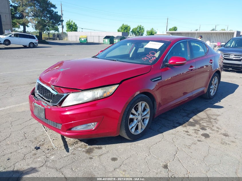 2012 Kia Optima VIN 5XXGN4A75CG079686 IAAI salvage auction — FRONT END, Salvage (California), sold $975 on 2026-07-08 (photo 2)