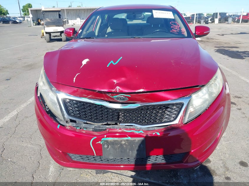 2012 Kia Optima VIN 5XXGN4A75CG079686 IAAI salvage auction — FRONT END, Salvage (California), sold $975 on 2026-07-08 (photo 6)