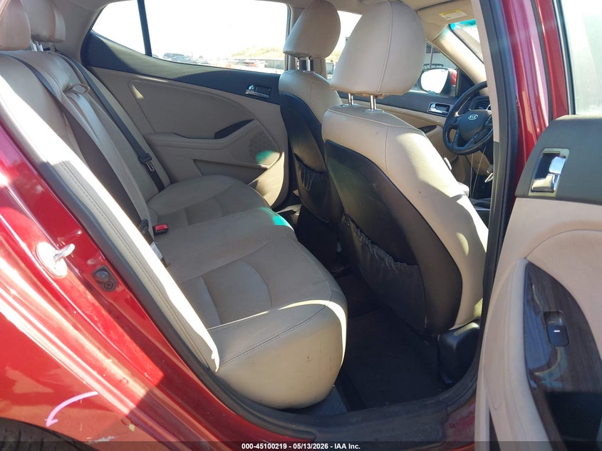 2012 Kia Optima VIN 5XXGN4A75CG079686 IAAI salvage auction — FRONT END, Salvage (California), sold $975 on 2026-07-08 (photo 8)