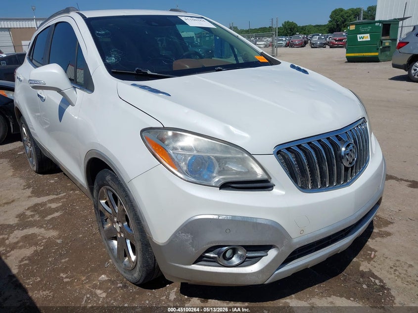 2014 Buick Encore VIN KL4CJDSBXEB544494 IAAI salvage auction — HAIL, Clear (Oklahoma), sold $1,800 on 2026-07-15 (photo 1)