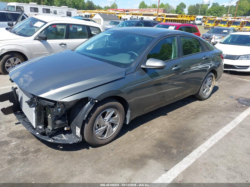 2025 Hyundai Elantra VIN KMHLL4DG3SU088262 IAAI salvage auction — FRONT END, Salvage (North Carolina), sold $5,400 on 2026-07-30 (photo 2)