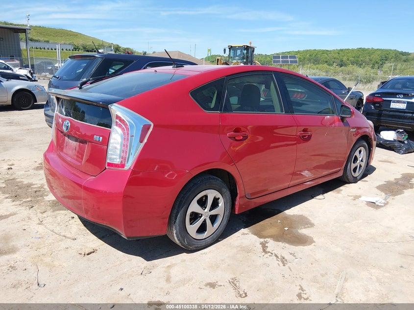 2013 Toyota Prius VIN JTDKN3DU8D1621981 IAAI salvage auction — FRONT END, Salvage (South Carolina), sold $1,100 on 2026-07-09 (photo 4)