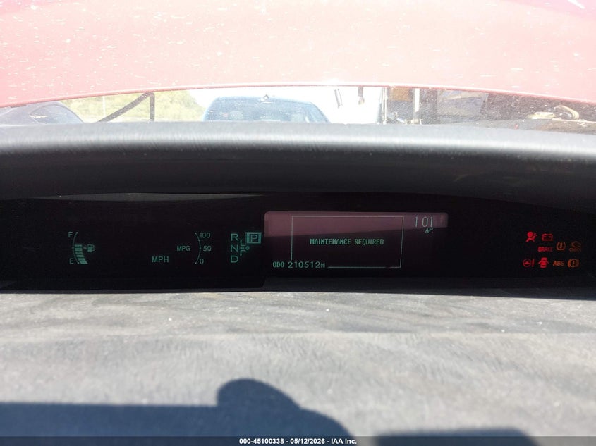 2013 Toyota Prius VIN JTDKN3DU8D1621981 IAAI salvage auction — FRONT END, Salvage (South Carolina), sold $1,100 on 2026-07-09 (photo 7)