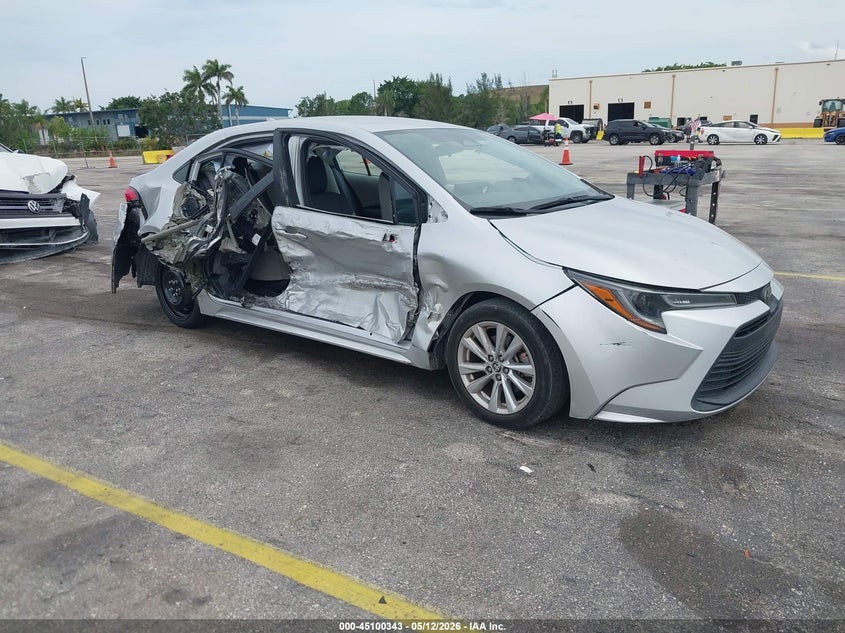 2023 Toyota Corolla VIN 5YFB4MDE0PP022235 IAAI salvage auction — RIGHT SIDE, Certificate Of Destruction (Florida), sold $2,900 on 2026-07-16 (photo 1)