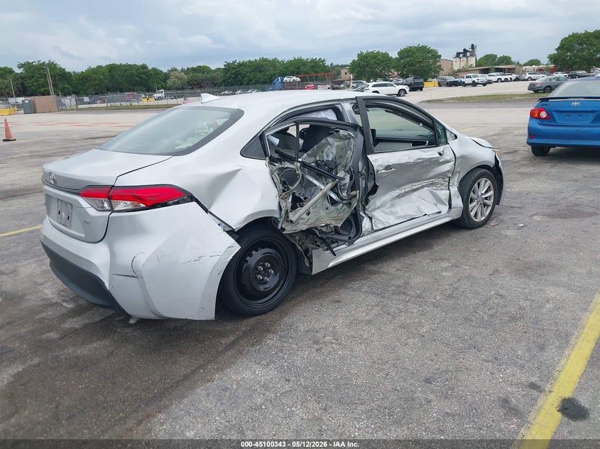 2023 Toyota Corolla VIN 5YFB4MDE0PP022235 IAAI salvage auction — RIGHT SIDE, Certificate Of Destruction (Florida), sold $2,900 on 2026-07-16 (photo 4)