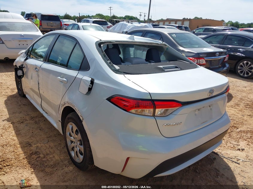 2022 Toyota Corolla VIN JTDEPMAE3NJ191787 IAAI salvage auction — ROLLOVER, Salvage (North Carolina), sold $2,250 on 2026-07-06 (photo 3)