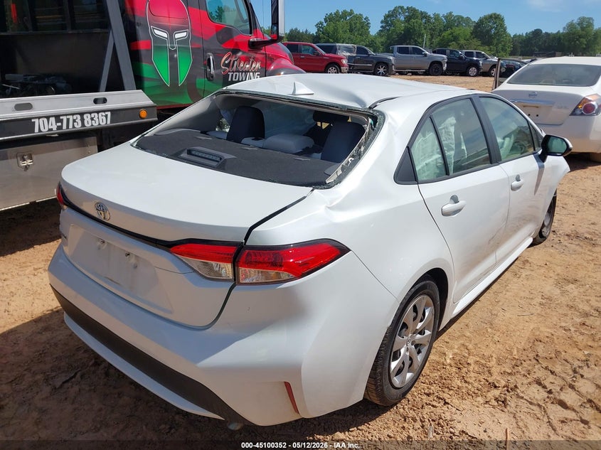 2022 Toyota Corolla VIN JTDEPMAE3NJ191787 IAAI salvage auction — ROLLOVER, Salvage (North Carolina), sold $2,250 on 2026-07-06 (photo 4)